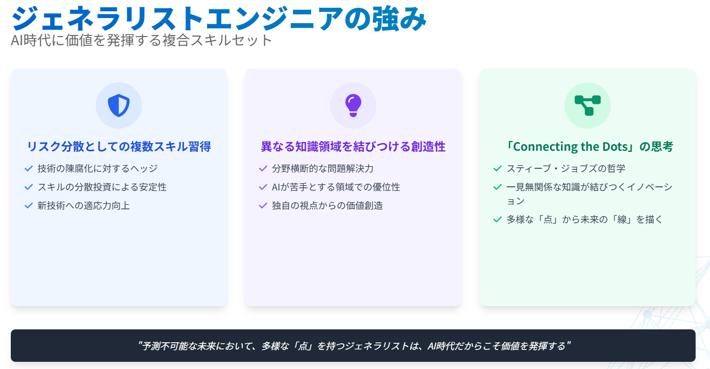 ジェネラリストエンジニアの強み