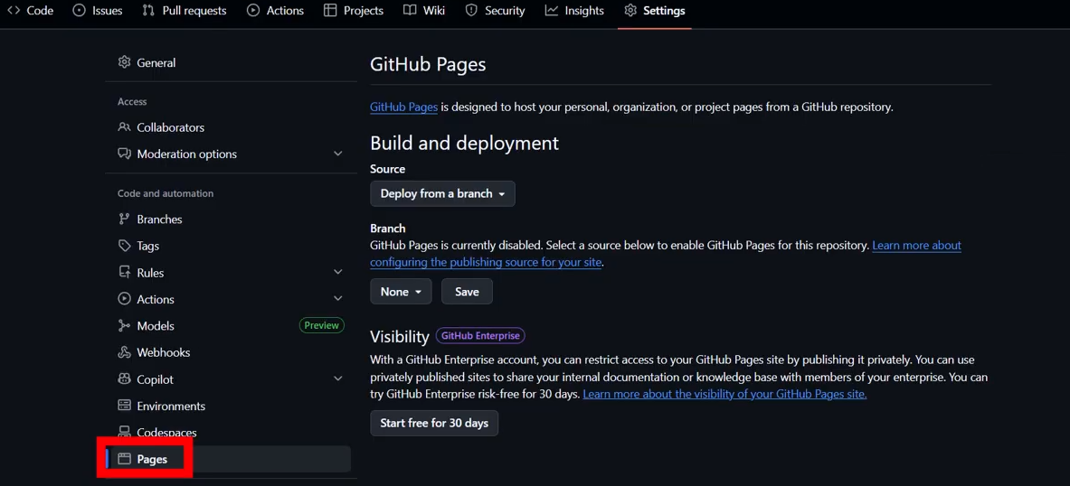 Github:Pages